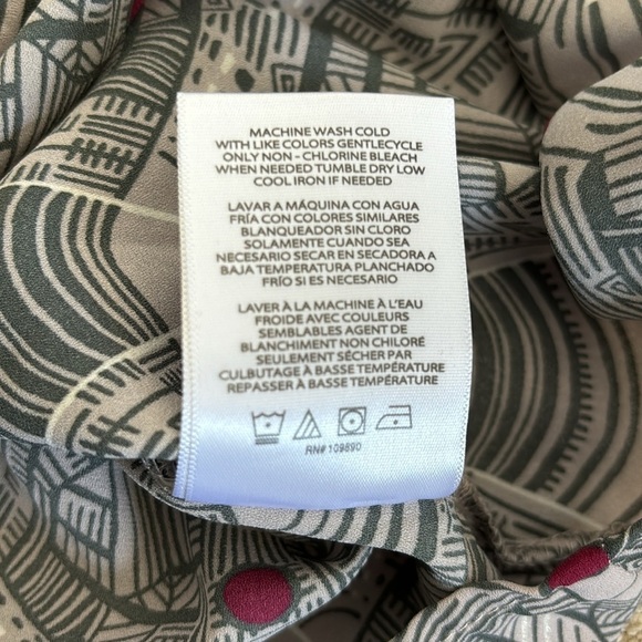 MELISSA MCCARTHY Seven Geometric Print Tunic Blouse Size 2X - Picture 6 of 8